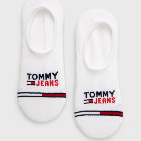 Tommy Jeans sosete culoarea alb