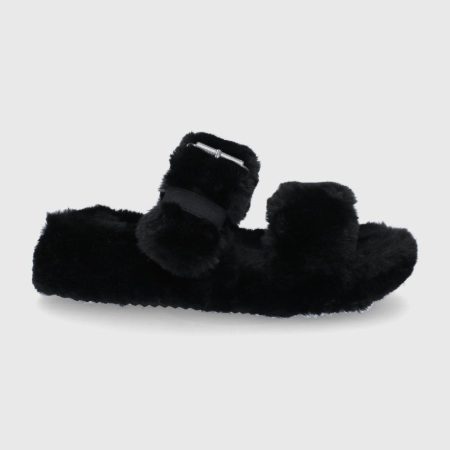Skechers Papuci de casa culoarea negru