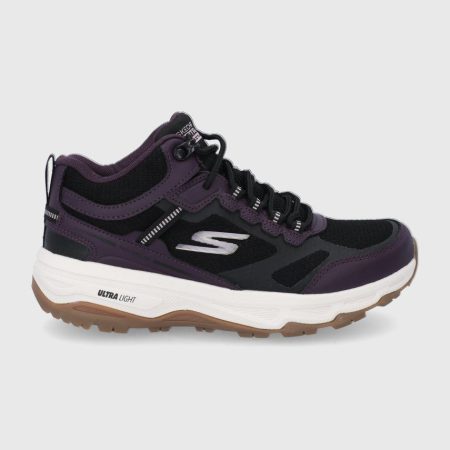 Skechers Pantofi culoarea violet, cu toc plat