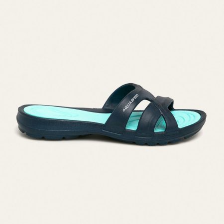Aqua Speed papuci femei, culoarea albastru marin