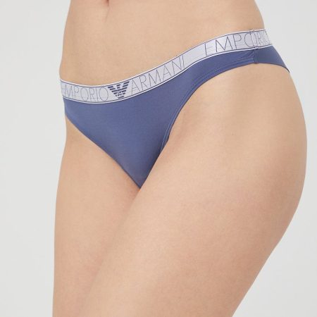 Emporio Armani Underwear chiloti brazilieni culoarea albastru marin
