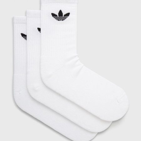 Adidas Originals È˜osete (3-pack) HB5881 culoarea alb