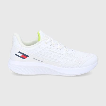 Tommy Sport pantofi culoarea alb