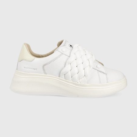 MOA Concept pantofi Double Gallery culoarea alb
